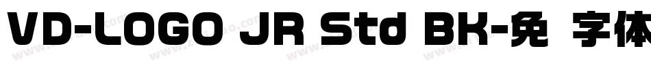 VD-LOGO JR Std BK字体转换